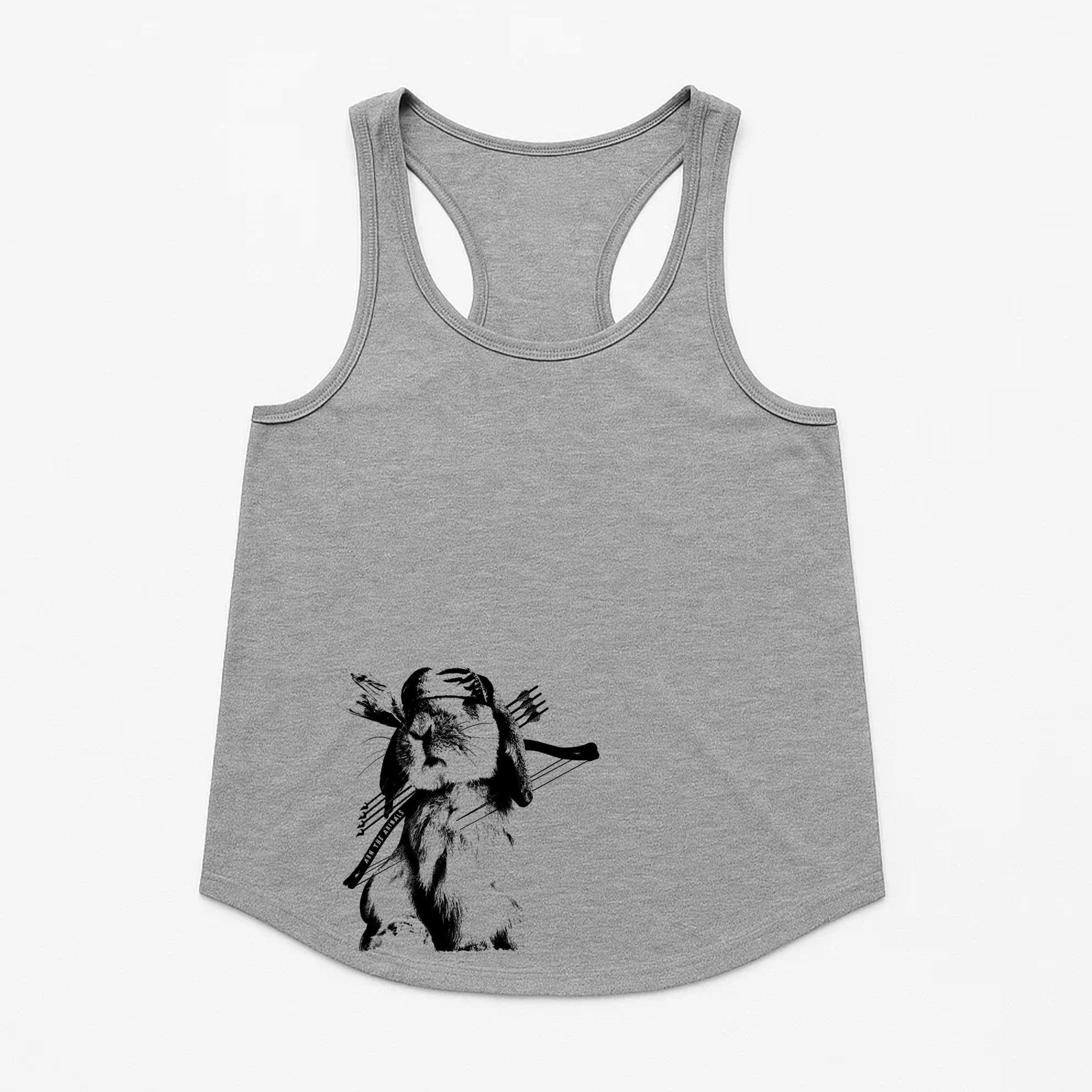 Women's | Rambo Bunny | Tank Top - Arm The Animals Clothing LLC