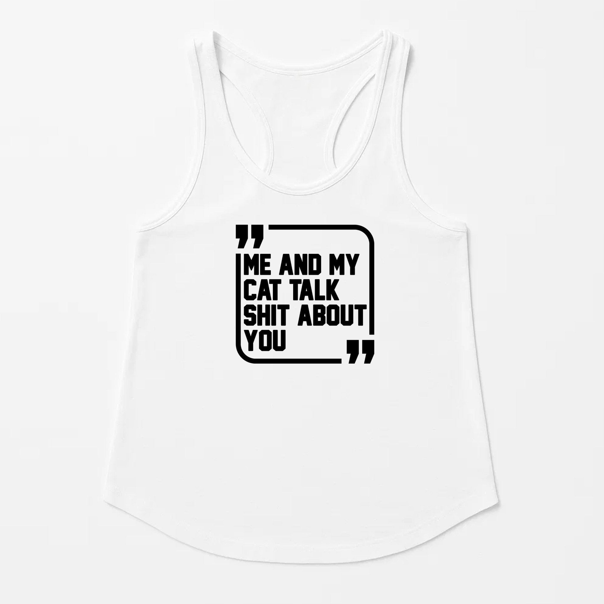 Women's | Sh*t Talker - Cat | Tank Top - Arm The Animals Clothing LLC