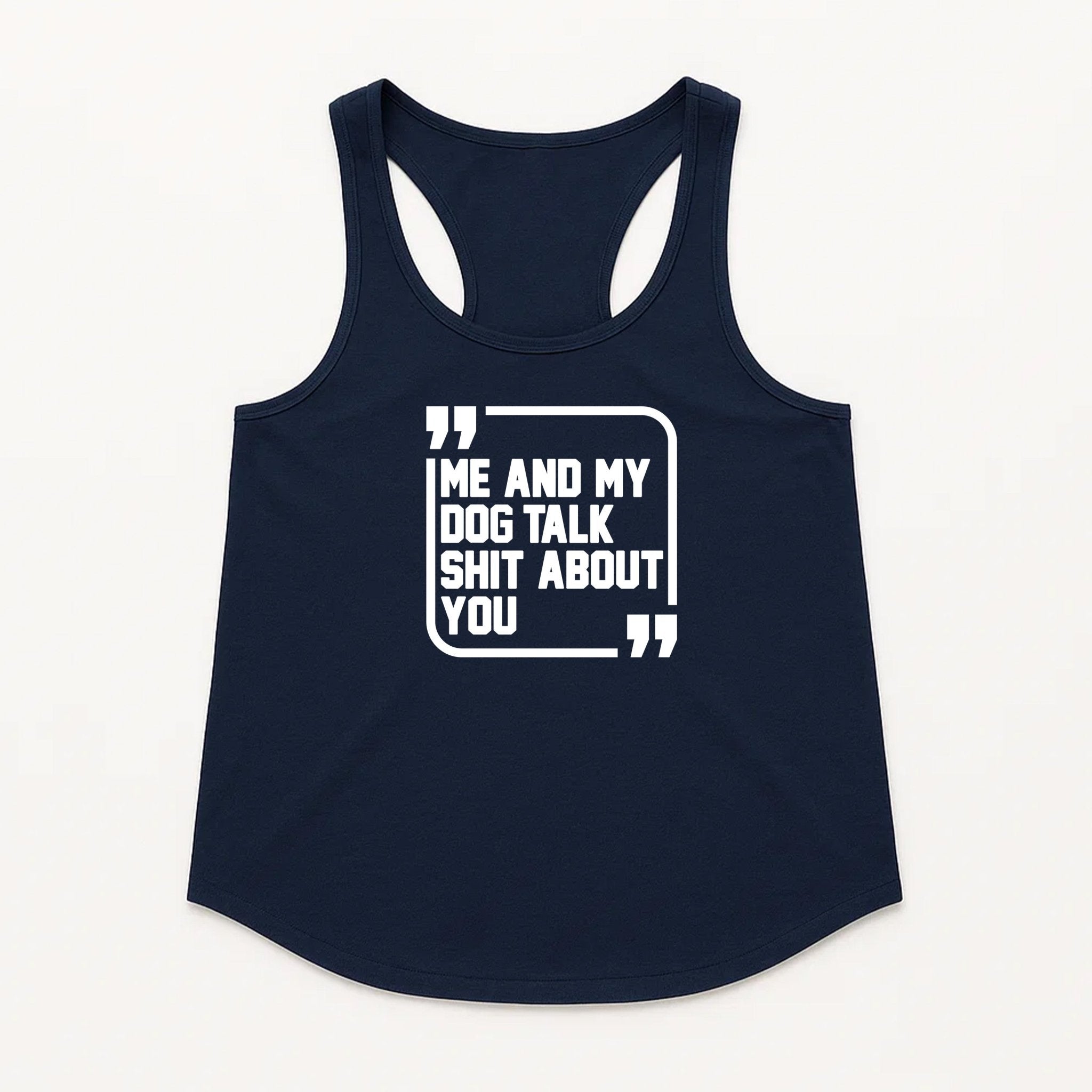 Women's | Sh*t Talker - Dog | Tank Top - Arm The Animals Clothing LLC