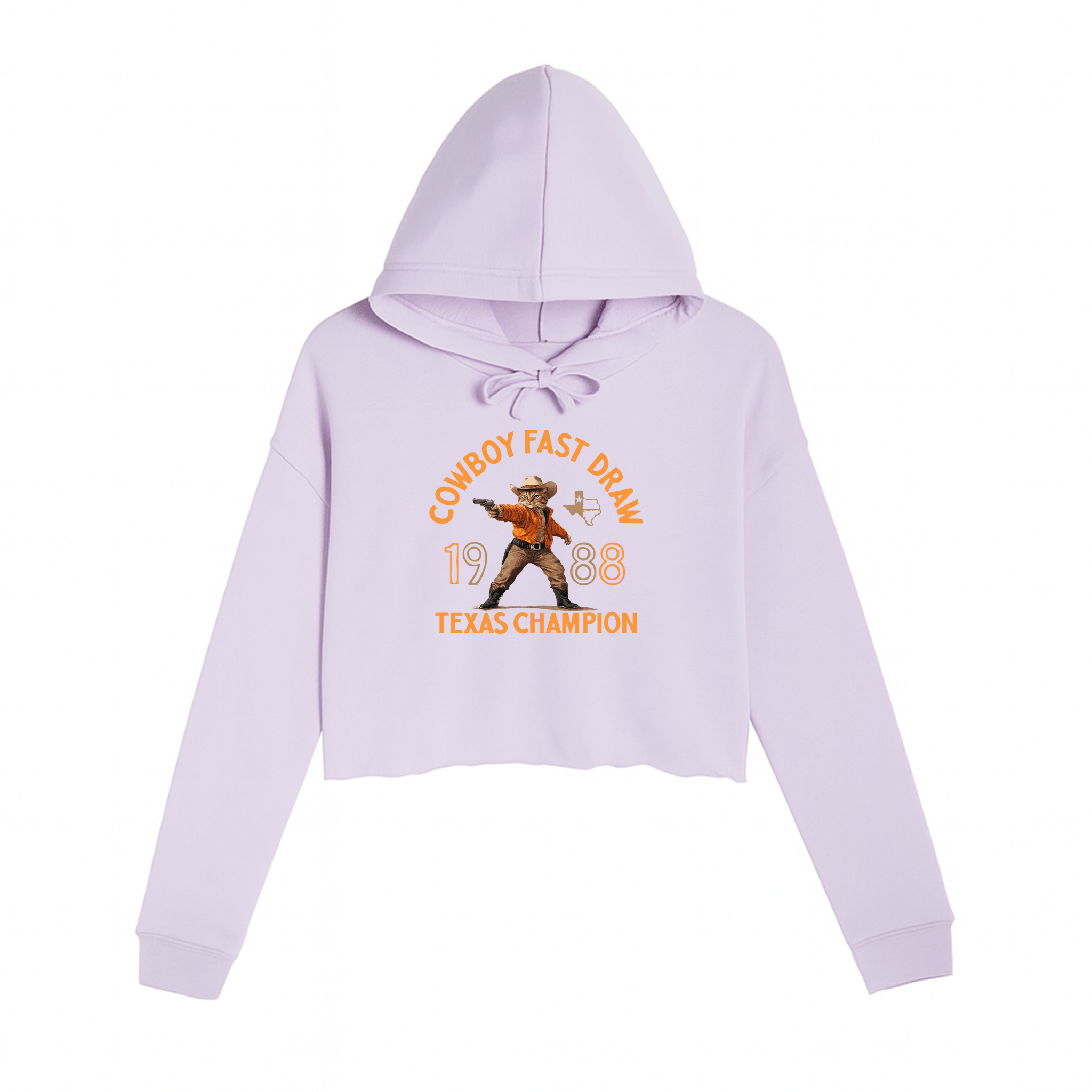 Women's | Texas Standoff | Crop Hoodie - Arm The Animals Clothing LLC