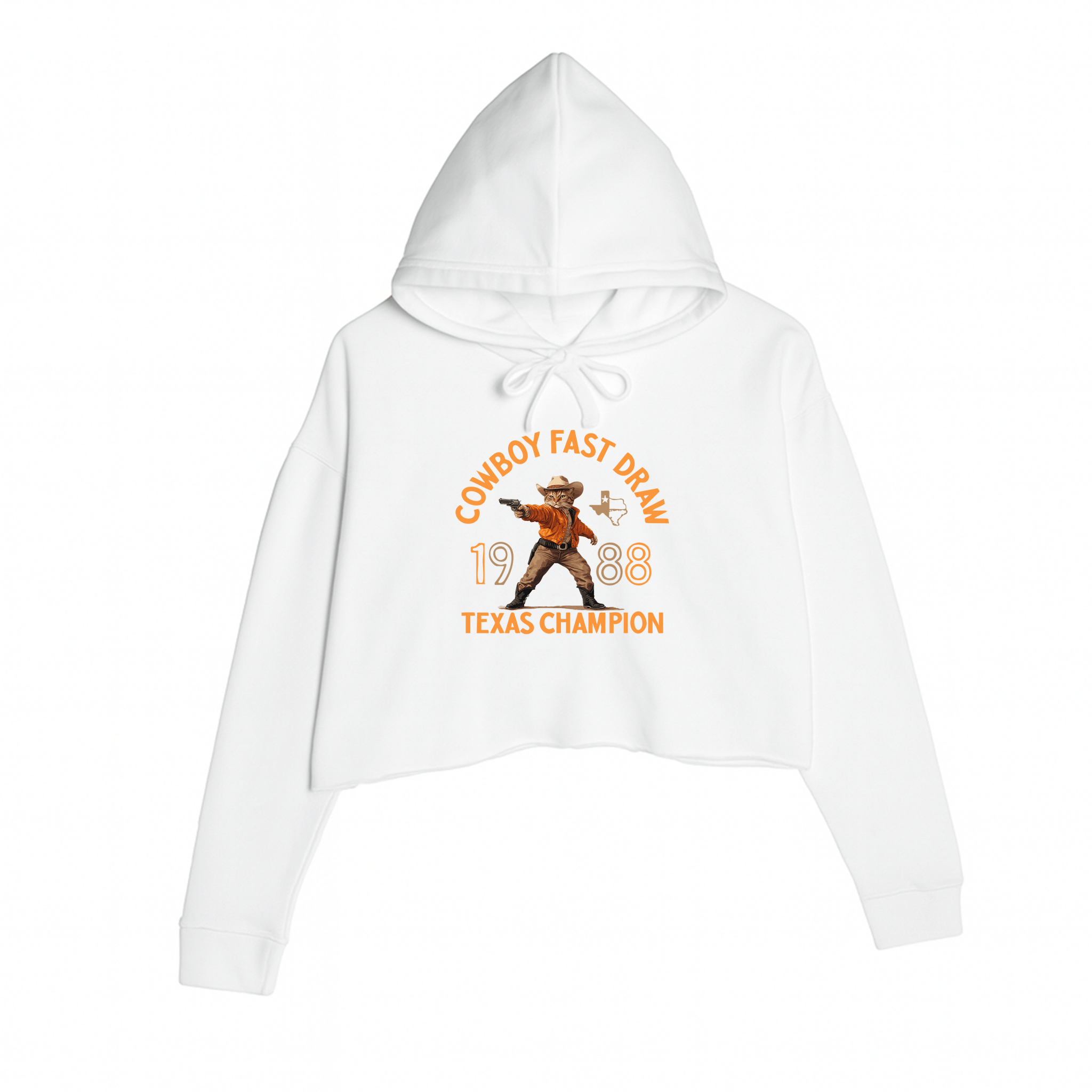Women's | Texas Standoff | Crop Hoodie - Arm The Animals Clothing LLC