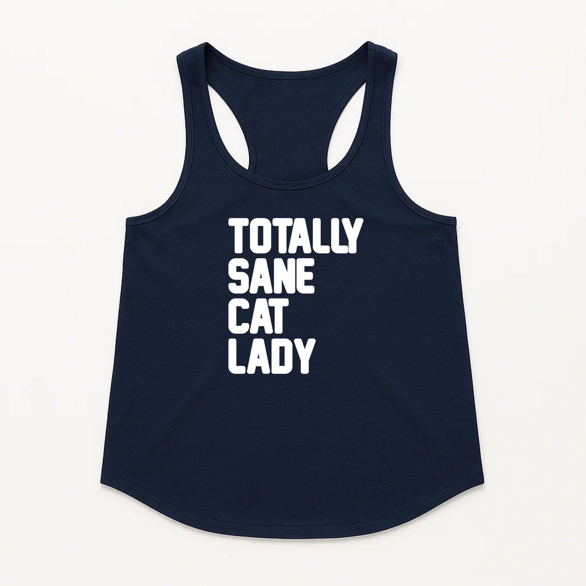 Women's | Totally Sane Cat Lady | Tank Top - Arm The Animals Clothing LLC