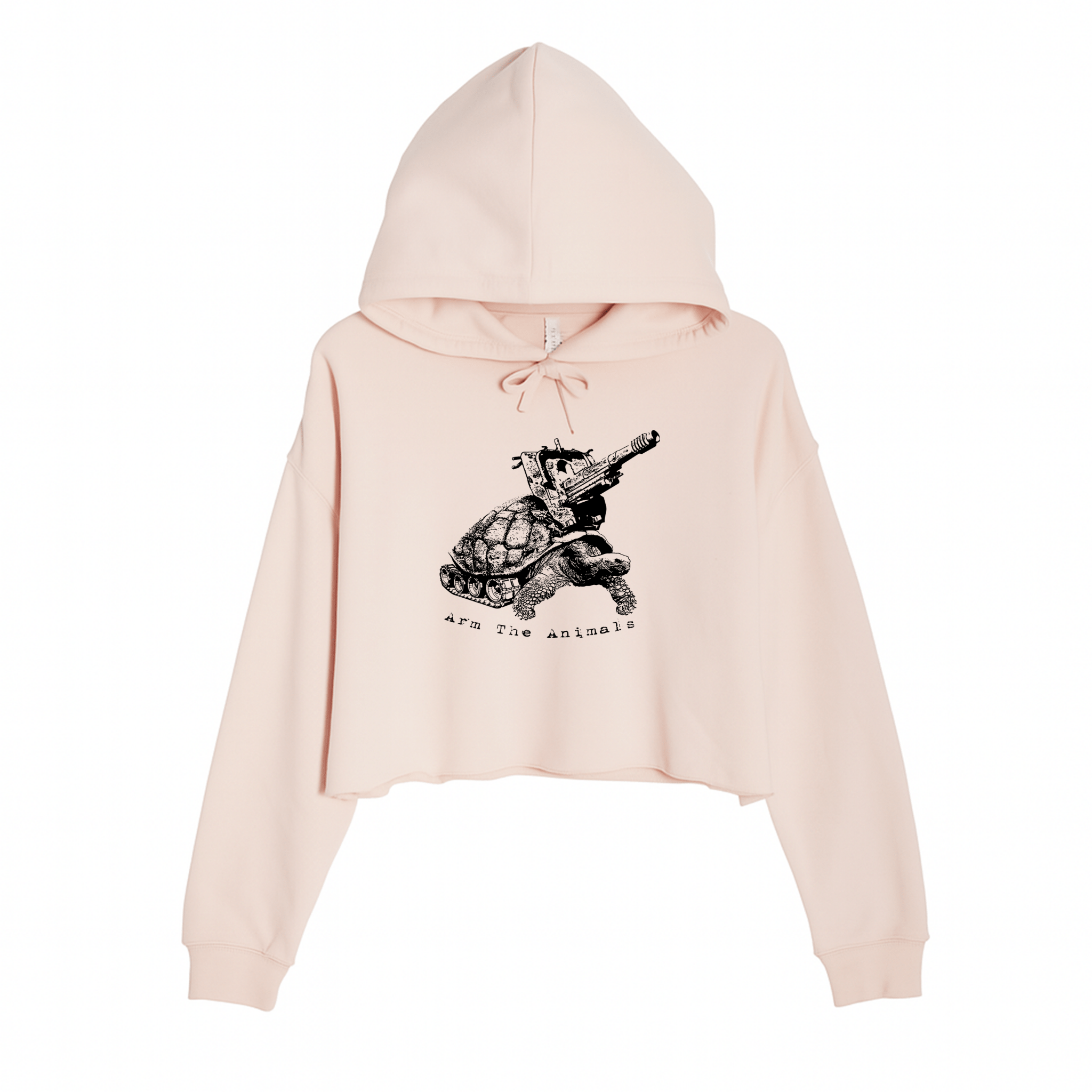 Women's | Turtle Tank | Crop Hoodie - Arm The Animals Clothing LLC