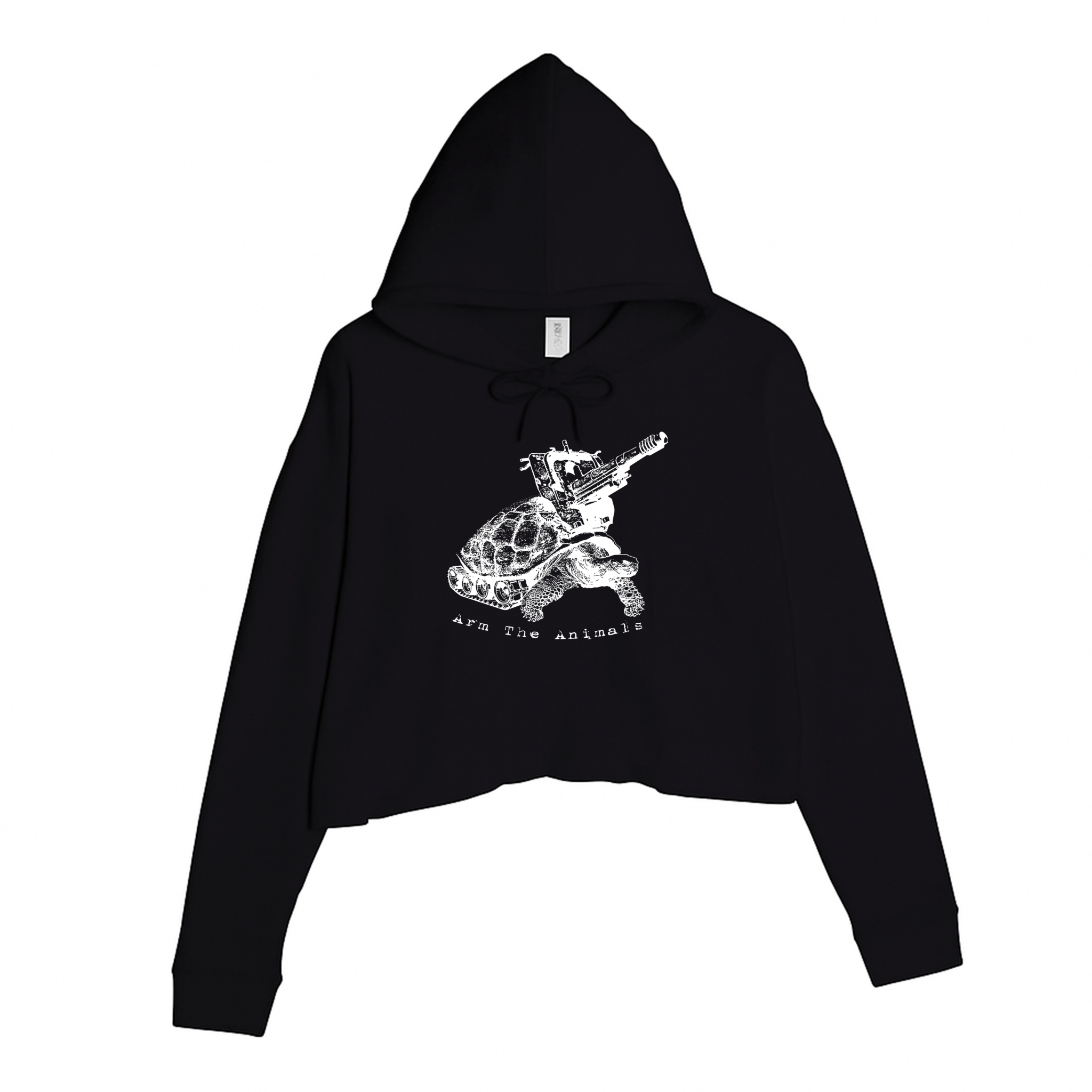 Women's | Turtle Tank | Crop Hoodie - Arm The Animals Clothing LLC