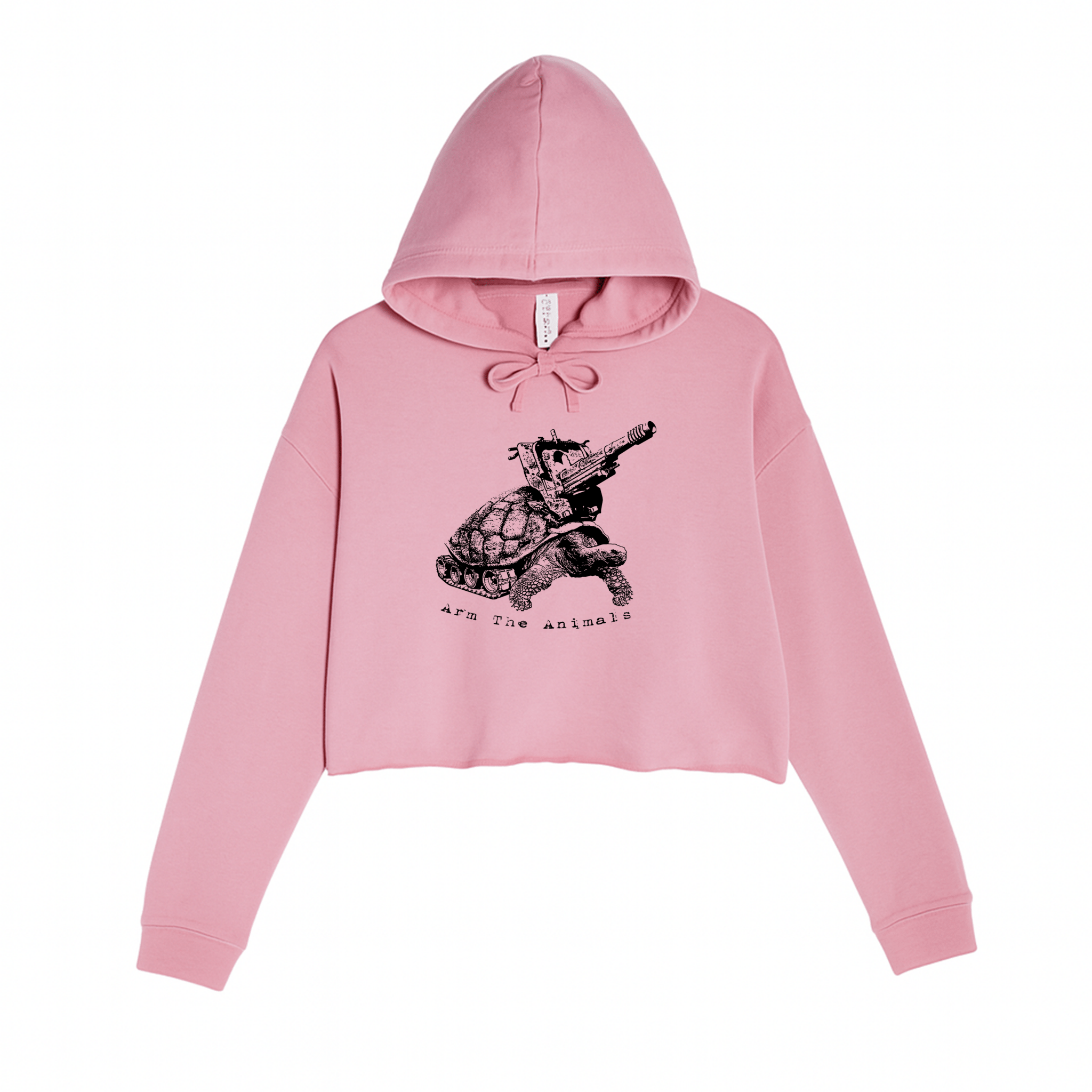 Women's | Turtle Tank | Crop Hoodie - Arm The Animals Clothing LLC